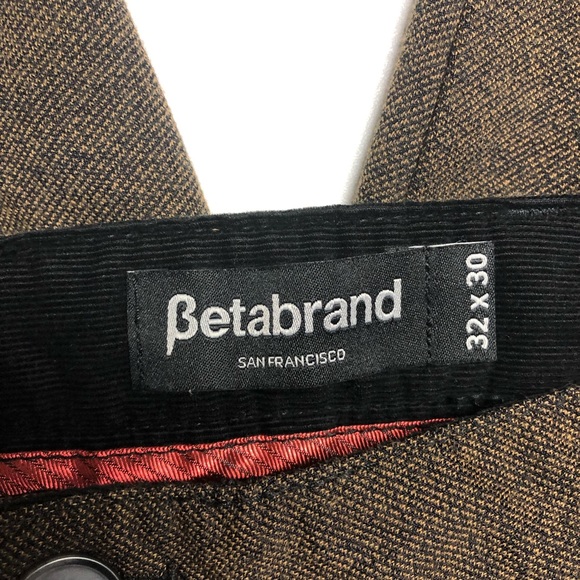 Betabrand Brown Dress Pants Mens 32 - Picture 2 of 5